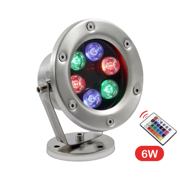ไฟใต้น้ำ LED Under Water 6W RGB