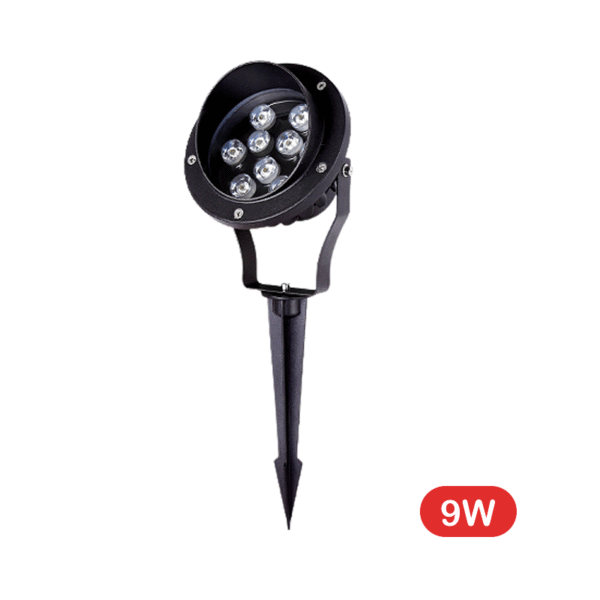 โคมไฟส่องต้นไม้ แสงวอร์มไวท์ LED Garden light 9W